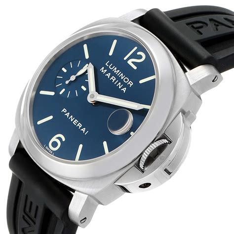 panerai watch blue face